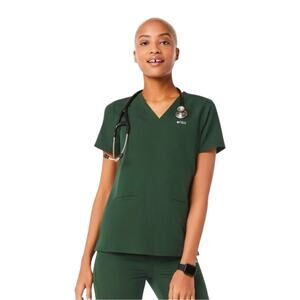 FIGS Casma Scrub Top Women's XS British Racing Green PO 4979 Rare Retired